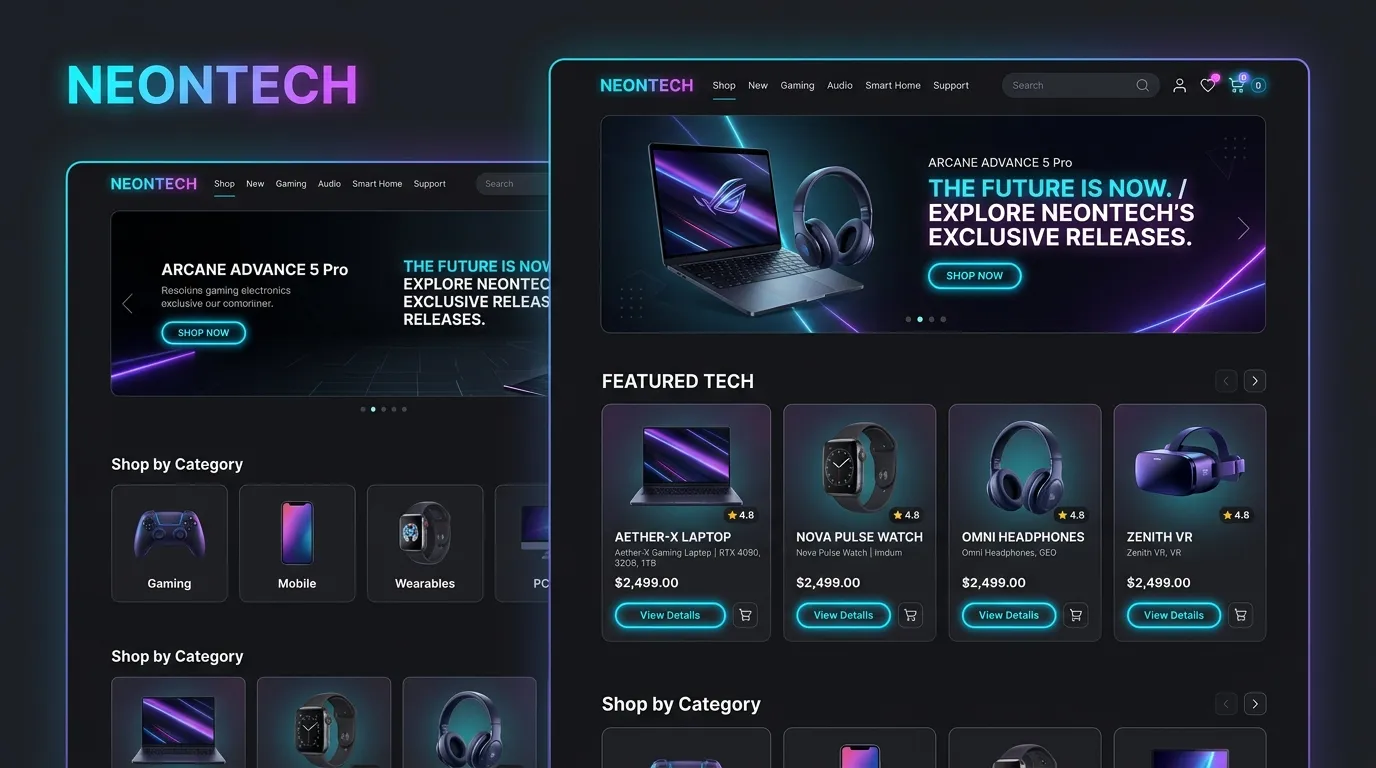 Tech Shopping Site